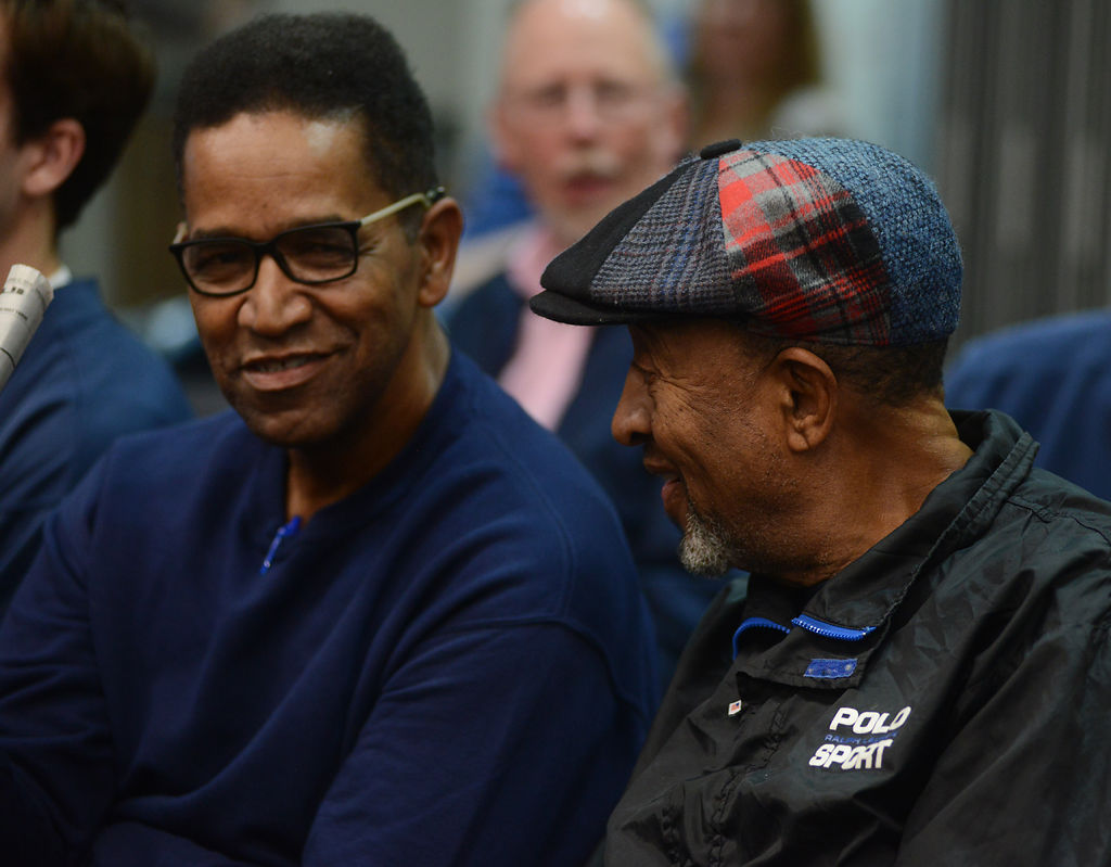 From left, Duvalle Howard and William Eugene Robertson